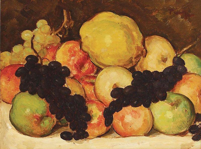 Nicolae Tonitza Natura statica cu fructe Germany oil painting art
